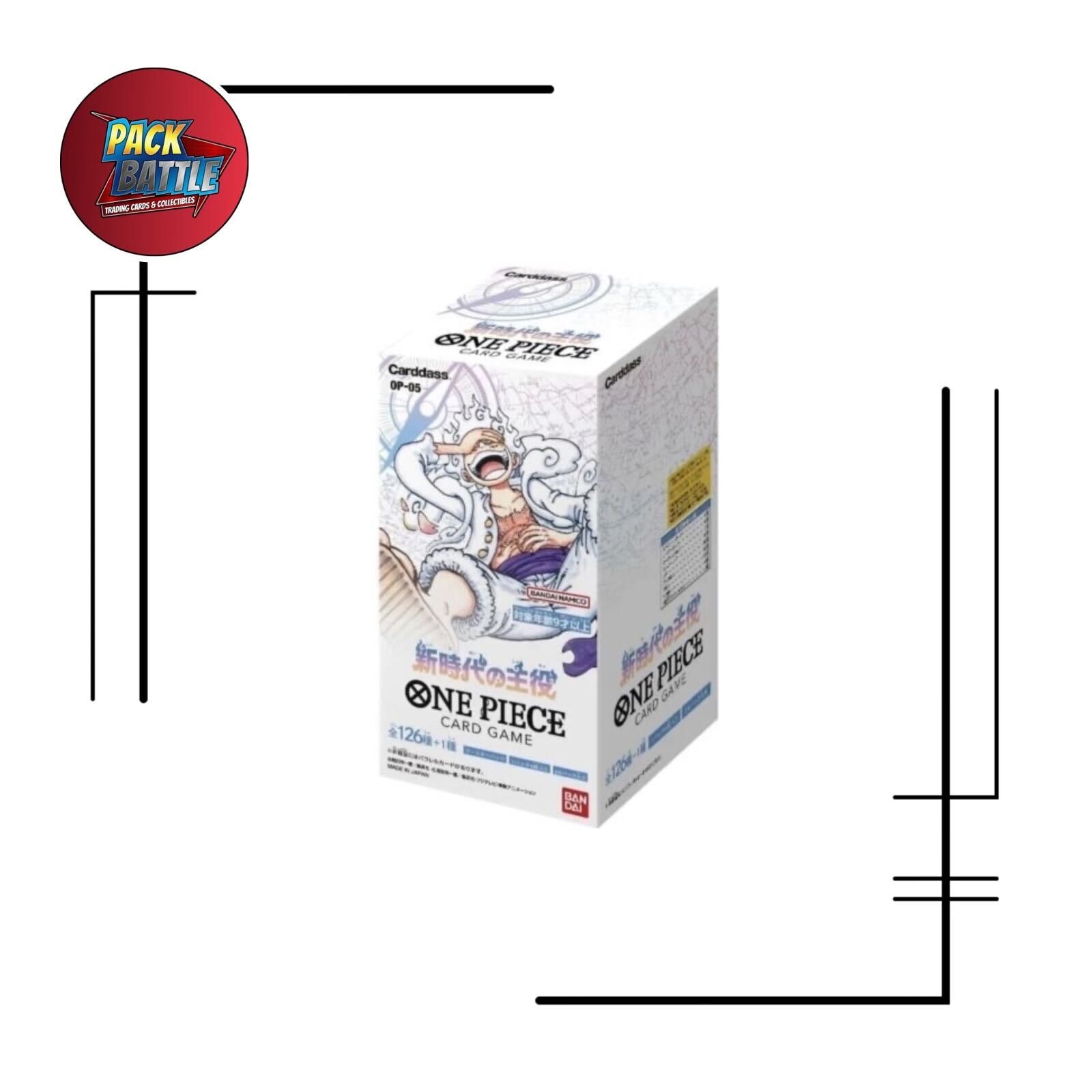 One Piece: Awakening of the New Era OP-05 Booster Box JAPANESE Pack Battle One Piece: Awakening of the New Era OP-05 Booster Box JAPANESE Pack Battle