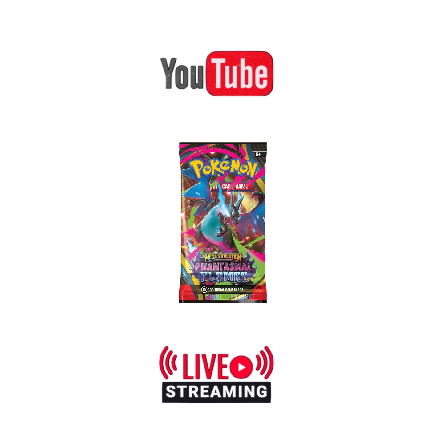 Phantasmal Flames Live Pack Rips (on YouTube)