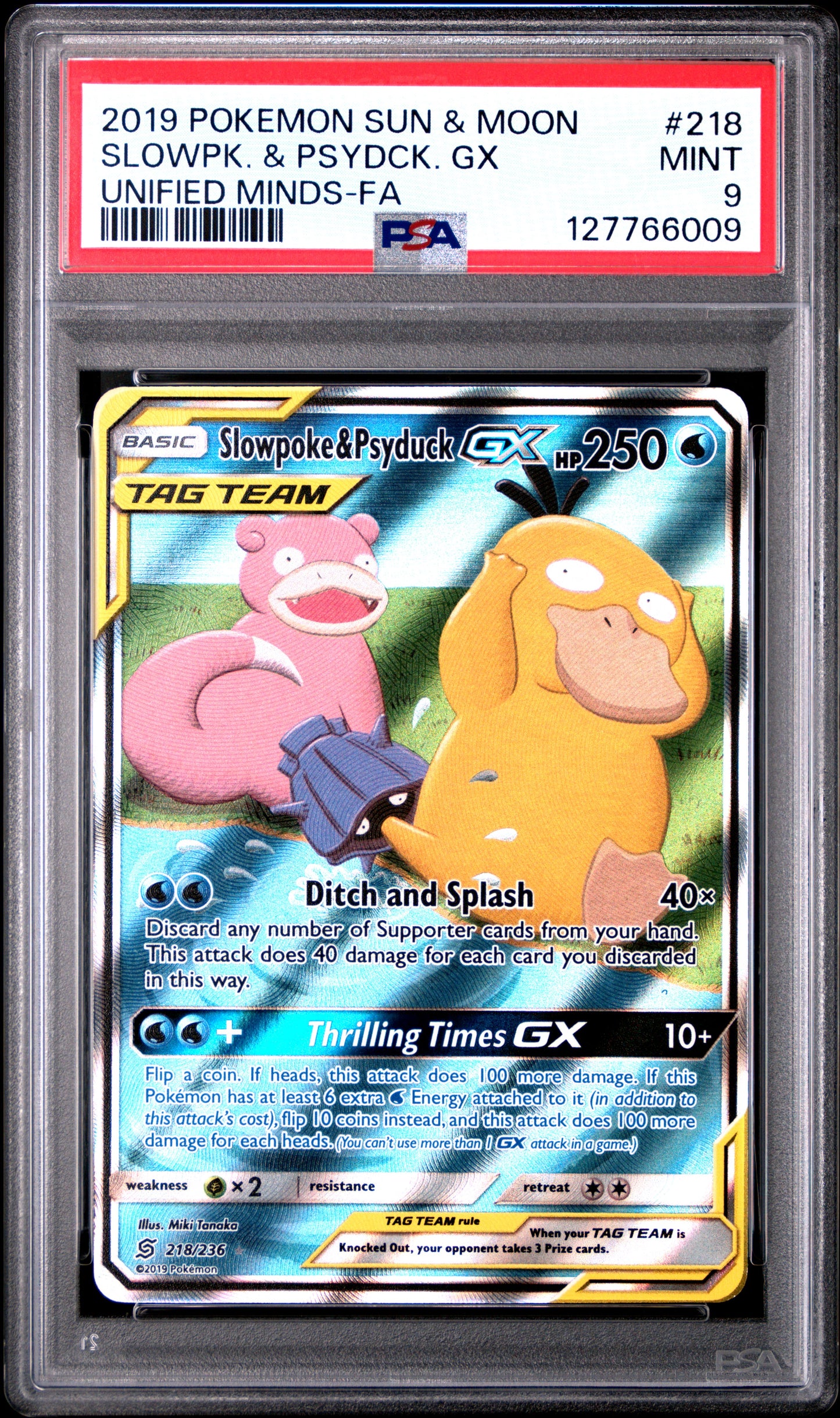 SLOWPK. & PSYDCK. GX UNIFIED MINDS PSA 9
