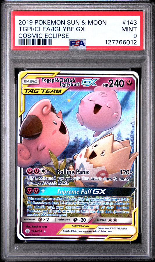 TGPI/CLFA/IGLYBF.GX COSMIC ECLIPSE PSA 9
