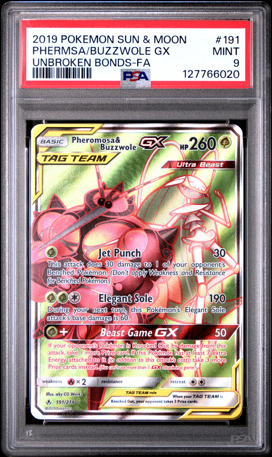 PHERMSA/BUZZWOLE GX UNBROKEN BONDS-FA PSA 9