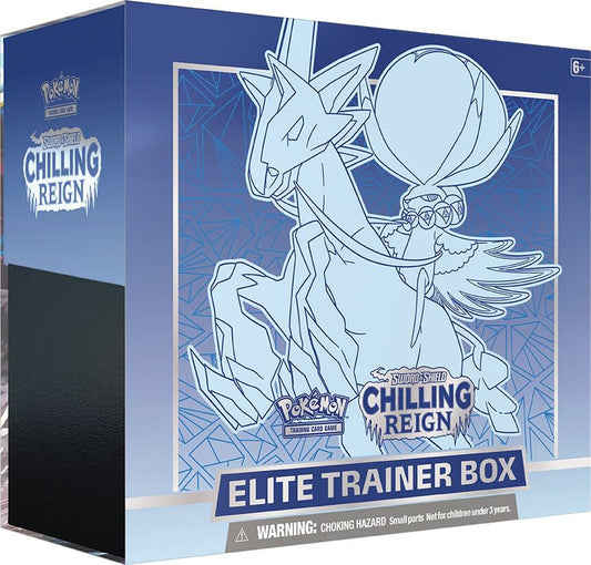 Chilling Reign Elite Trainer Box [Ice Rider Calyrex] Small Rip