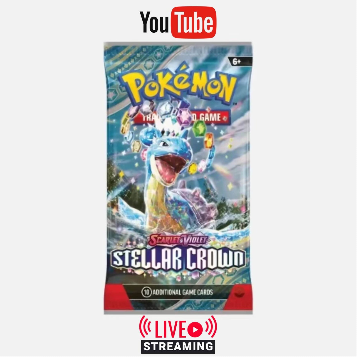 Stellar Crown Live Pack Rips (on YouTube)