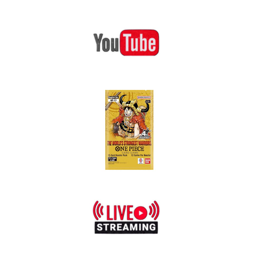 One Piece: OP17 Live Pack Rips (on YouTube) LIMIT 24