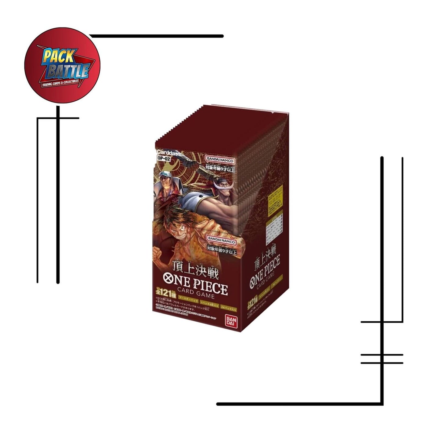 One Piece: Paramount War OP-02 Booster Box JAPANESE