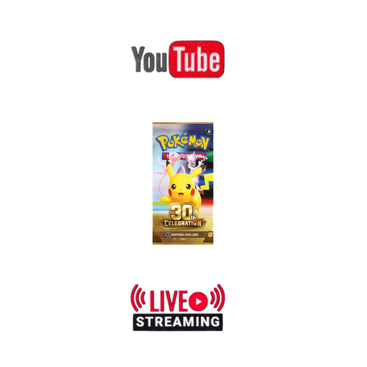 30th Anniversary Live Pack Rips (on YouTube) Limit 6 packs