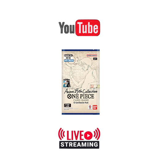 One Piece: EB02 Live Pack Rips (on YouTube)