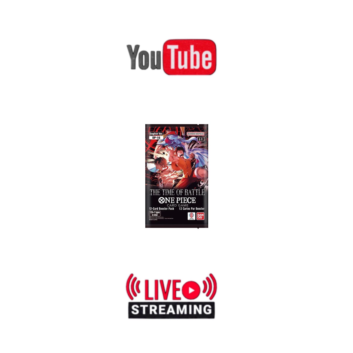 One Piece: OP16 Live Pack Rips (on YouTube) LIMIT 24