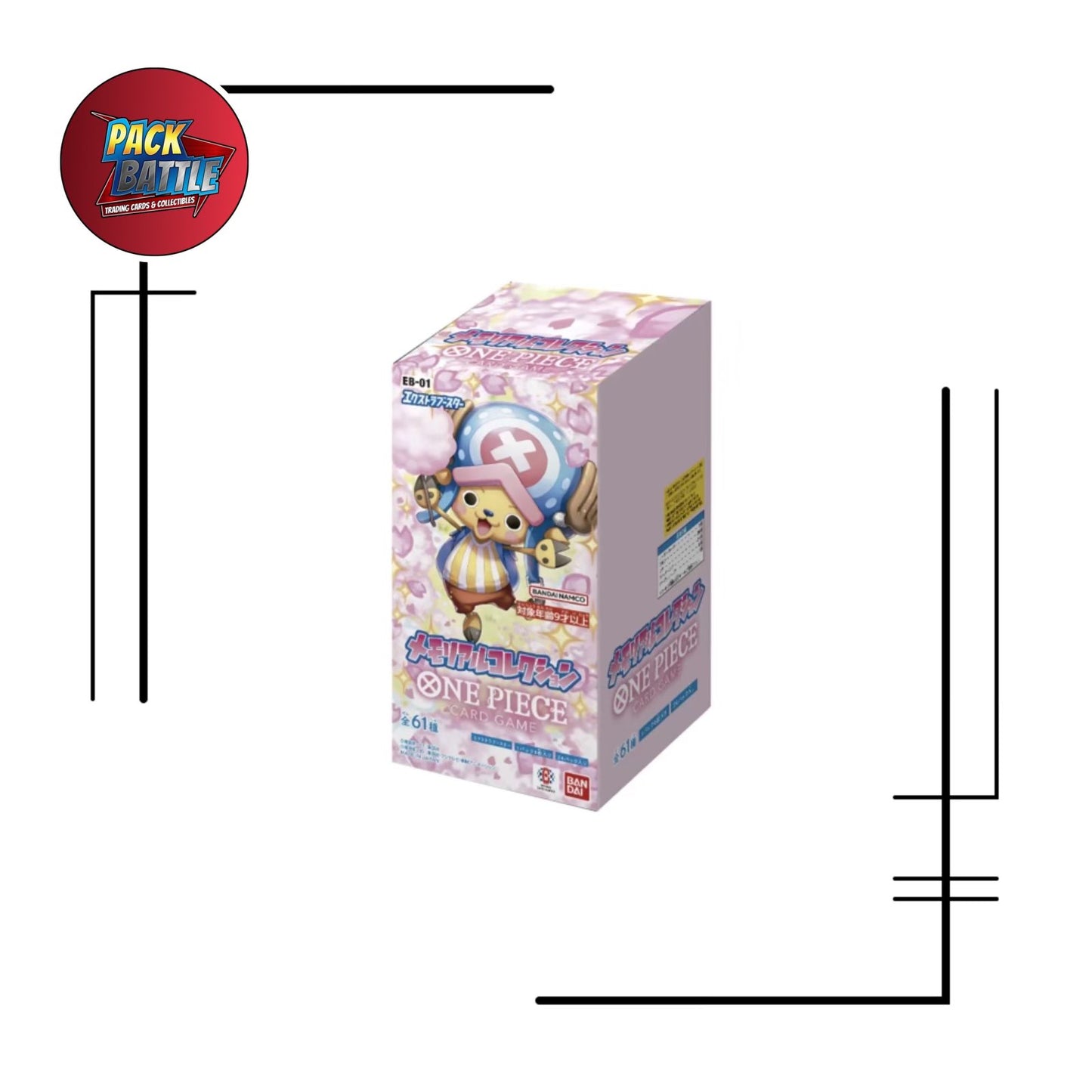 One Piece: Memorial Collection EB01 Booster Box JAPANESE