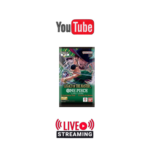 One Piece: Legacy of the Master OP12 Live Pack Rips (on YouTube)