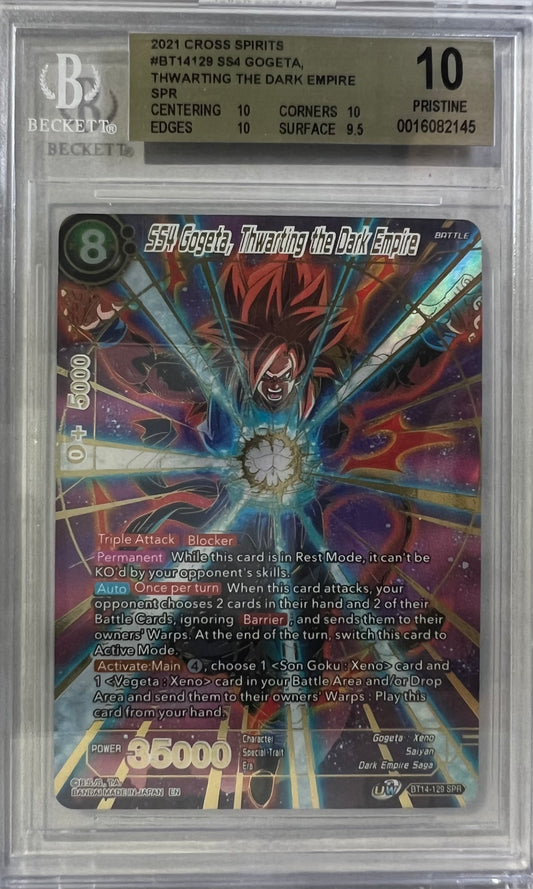 SS4 GOGETA, THWARTING THE DARK EMPIRE SPR BGS 10