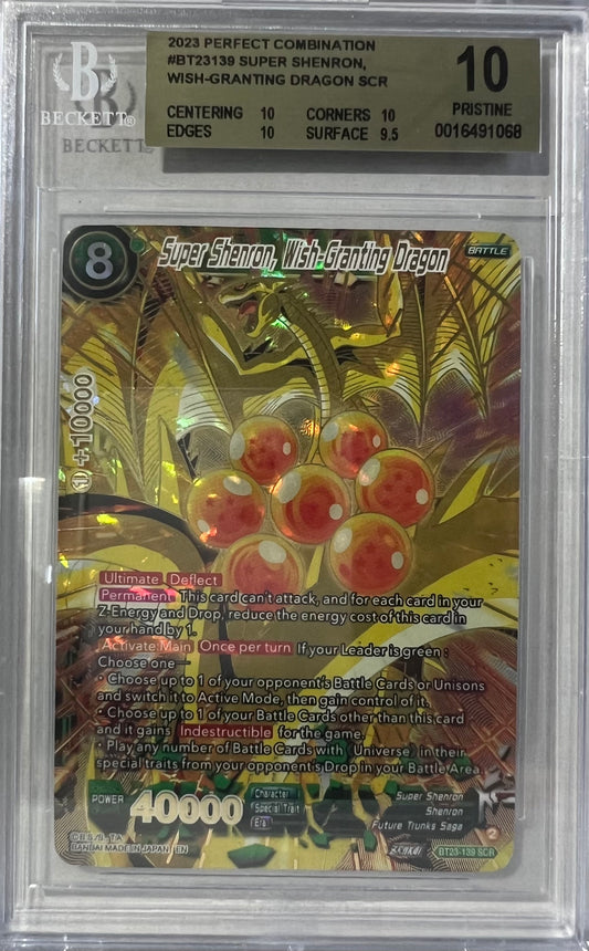 SUPER SHENRON, WISH-GRANTING DRAGON SCR BGS 10