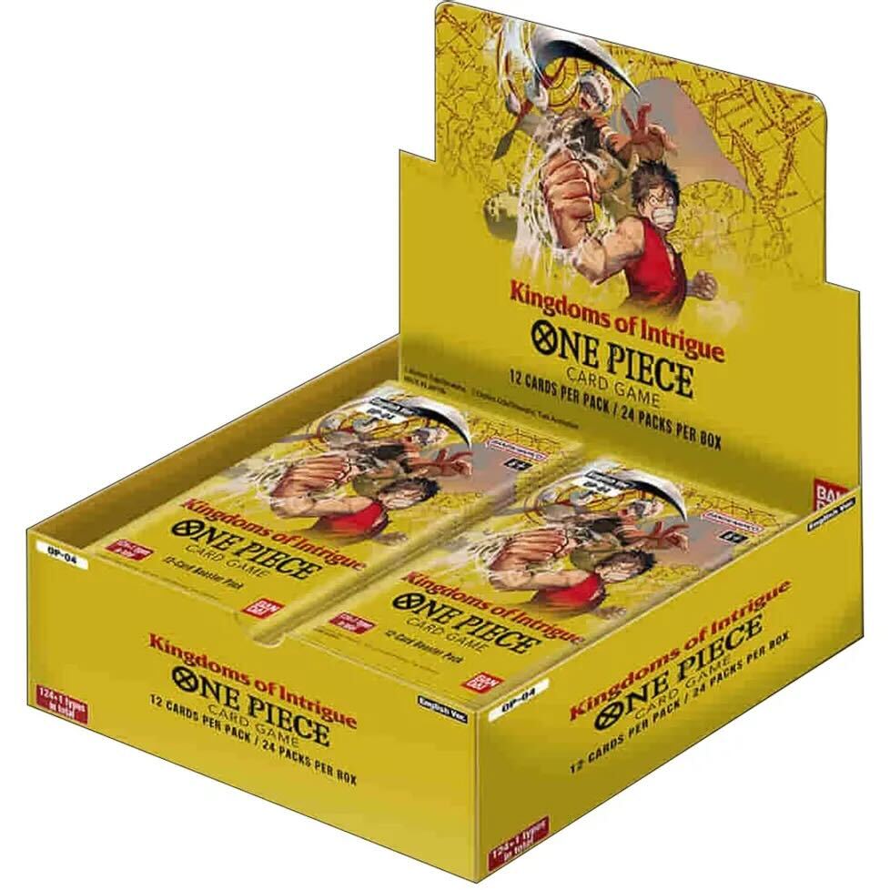 One Piece TCG: Kingdoms of Intrigue Booster Box OP-04 & Dash Pack