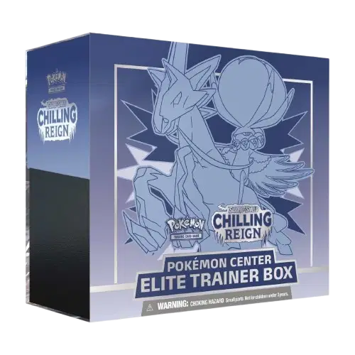 Chilling Reign Pokemon Center Elite Trainer Box [Ice Rider Calyrex] (RIPPED)